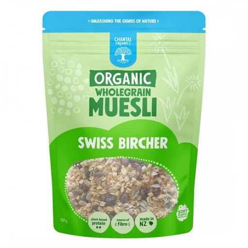 Chantal Organics Organic Wholegrain Muesli, Swiss Bircher 350g