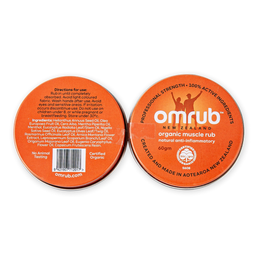 omrub Organic Muscle Rub 60g - The Health Shop