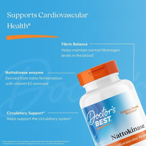 Doctor's Best Nattokinase 2,000FUs 90 veggie caps