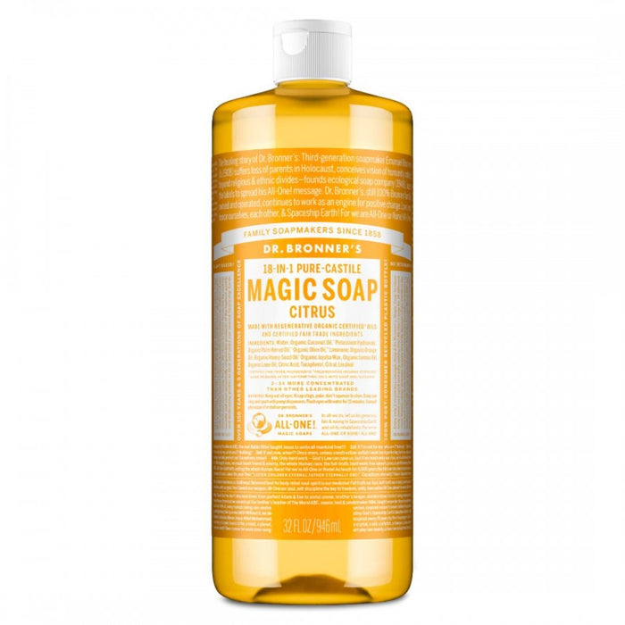 Dr. Bronner's Pure-Castile Magic Soap, Citrus 946ml