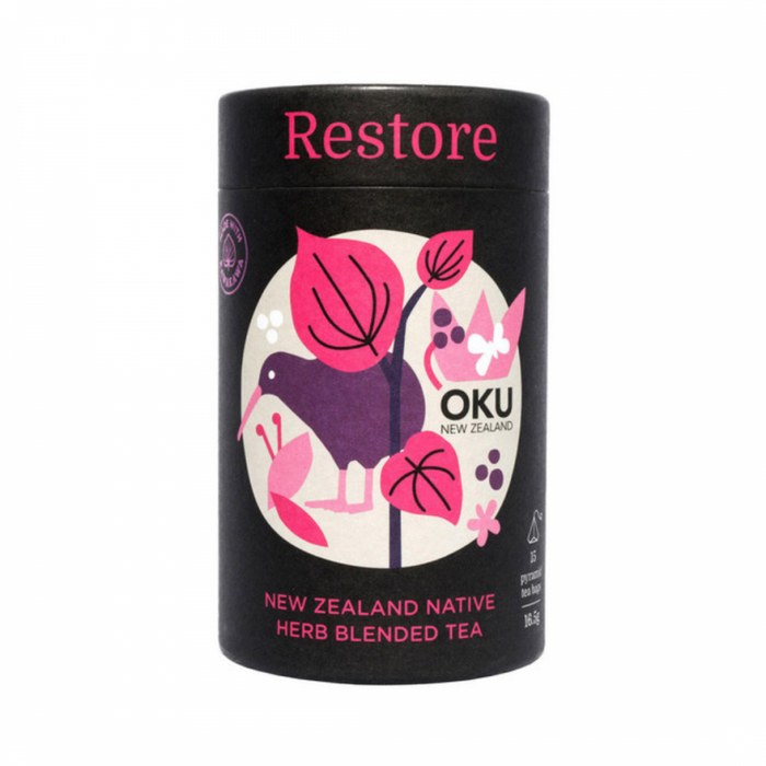 OKU Restore NZ Native Herb Blended Tea 15 teabags