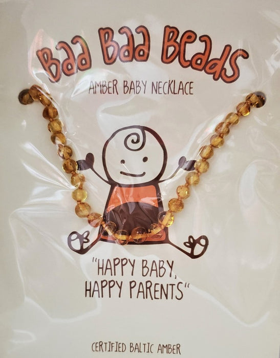 Baa Baa Beads Amber Baby Necklace - 32 & 36cm