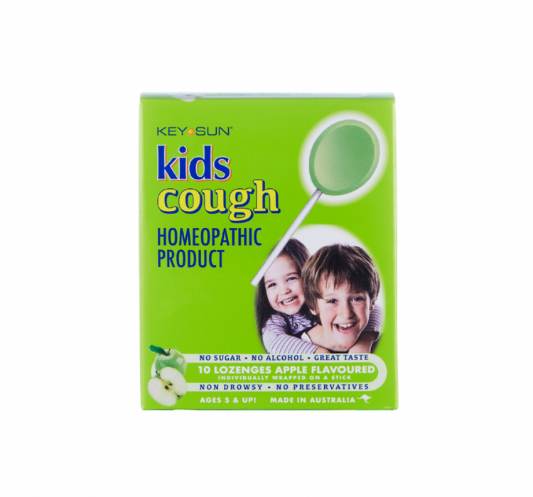 Key Sun Kids Cough, 10 Lozenges Apple Flavoured - The Health Shop