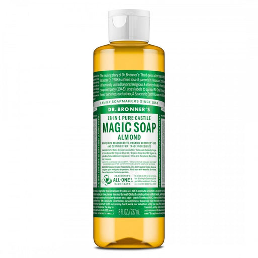 Dr. Bronner's Pure-Castile Magic Soap, Almond 237ml