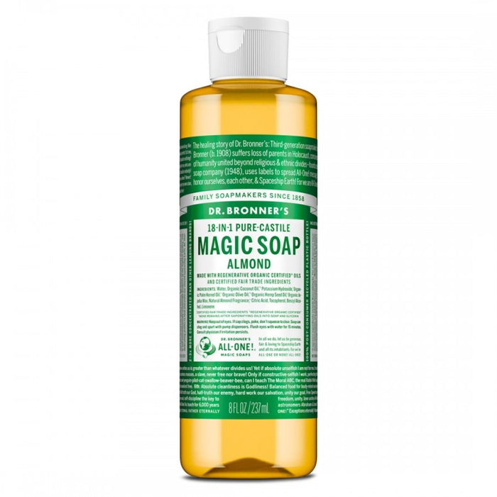 Dr. Bronner's Pure-Castile Magic Soap, Almond 237ml