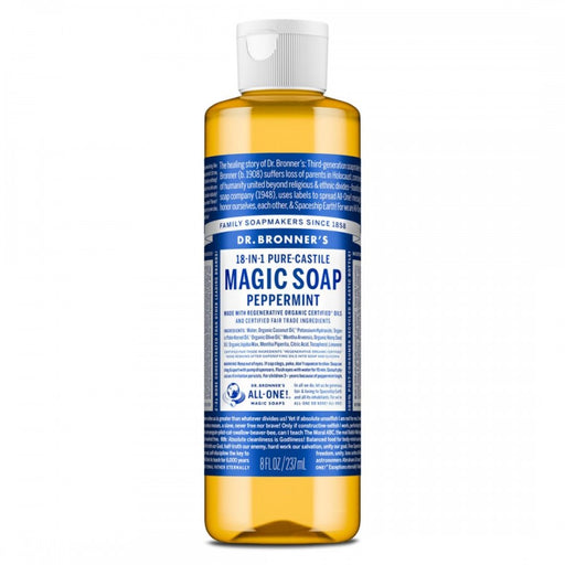 Dr. Bronner's Pure-Castile Magic Soap, Peppermint 237ml