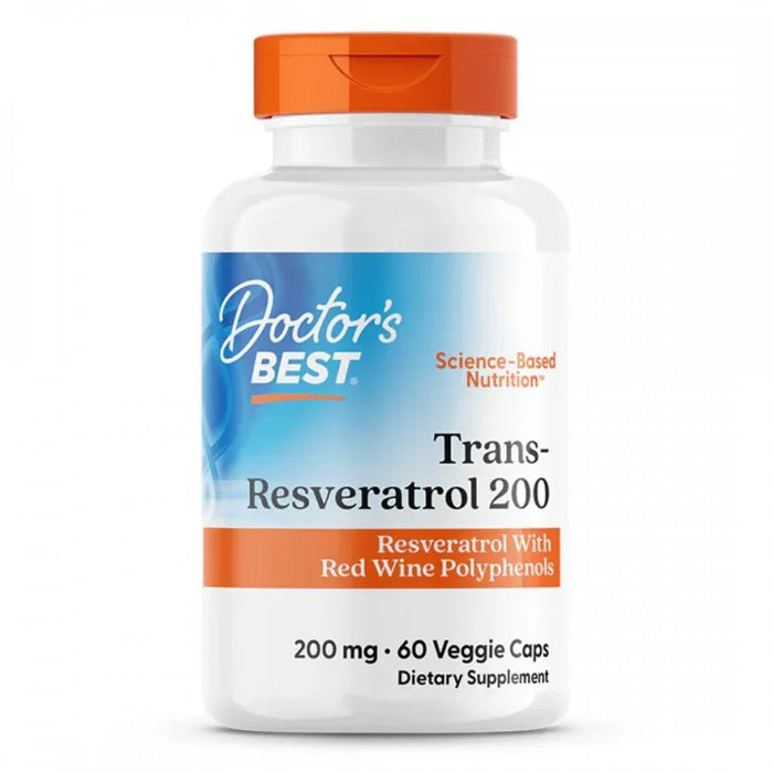 Doctor's Best Trans-Resveratrol 200 60vcaps Natural Health > Antioxidants