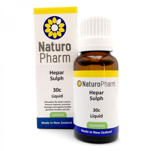 Naturo Pharm Hepar Sulph 30c Liquid - The Health Shop