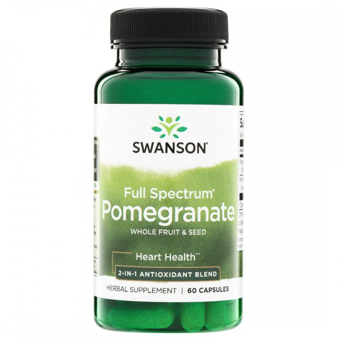 Swanson Full Spectrum Pomegranate Whole Fruit & Seed 60caps