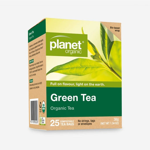 Planet Organic Green Tea 25 bags - The Health Shop