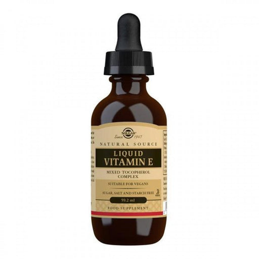 Solgar Natural Source Liquid Vitamin E 59.2ml - The Health Shop