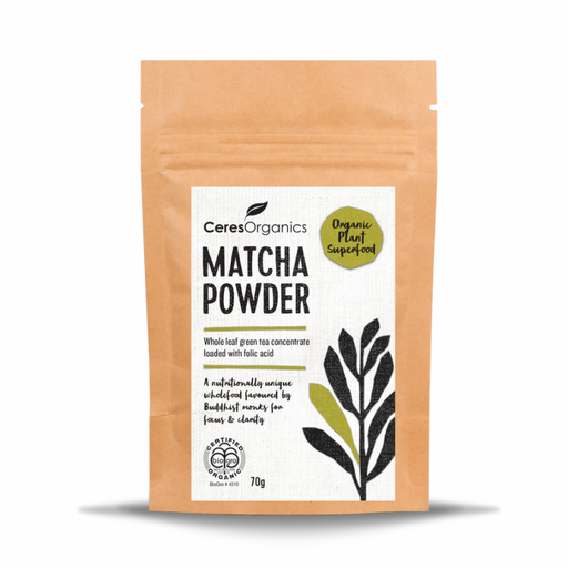 Ceres Organics Matcha Powder Organic 70g - The Health Shop