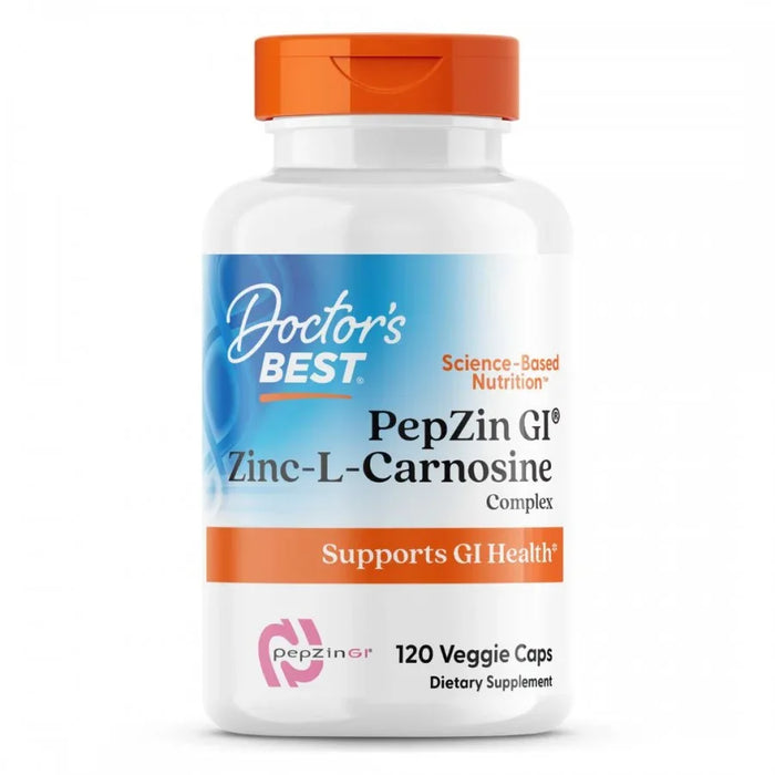 Doctor's Best PepZin Gl, Zinc-L-Carnosine Complex 120vcaps Natural Health > Supplements > Combination Formulas