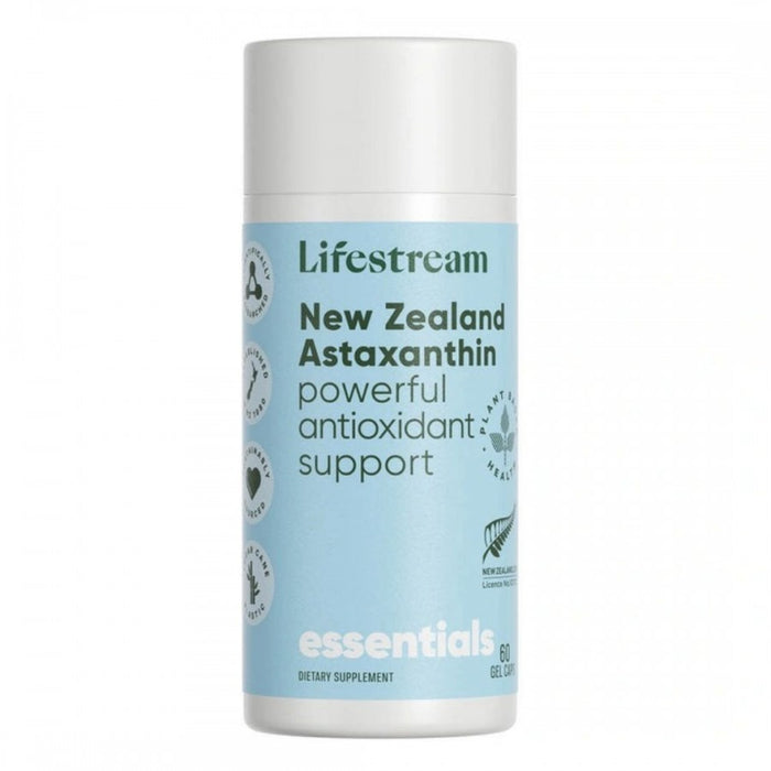 Lifestream New Zealand Astaxanthin 60 gel caps
