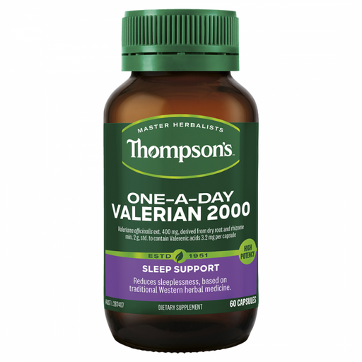 Thompson's One-A-Day Valerian 2000 60caps - The Health Shop