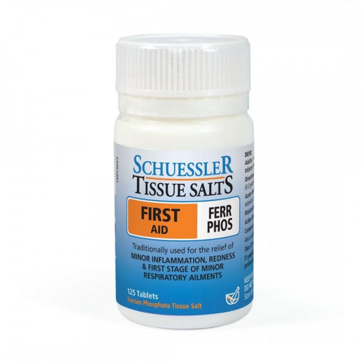Schuessler Tissue Salts Ferr Phos - FIRST AID - 125tabs