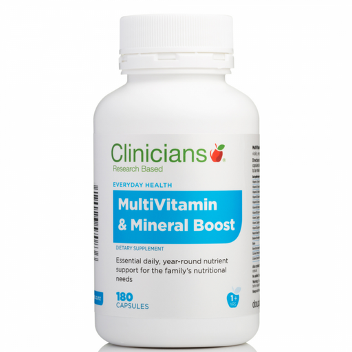 Clinicians MultiVitamin & Mineral Boost 180caps - The Health Shop