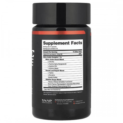 SNAP Nitric Oxide Booster 90 capsules
