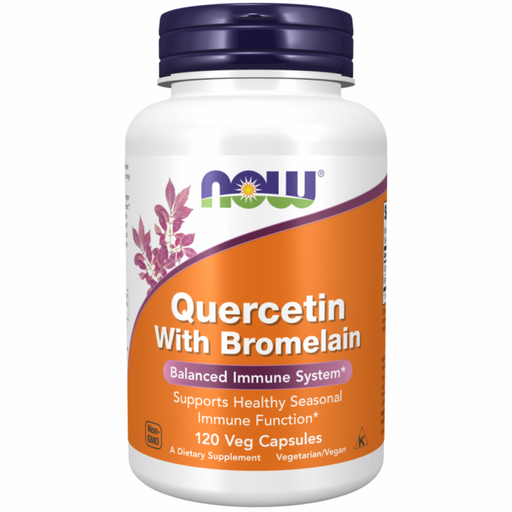 NOW Quercetin with Bromelain 120vcaps - The Health Shop