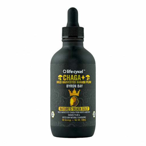 Life Cykel Chaga Mushroom Liquid Extract 120ml - The Health Shop