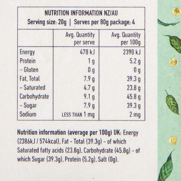 Bennetto Dark Mint Organic Chocolate 80g - The Health Shop