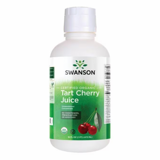 Swanson Certified Organic Tart Cherry Juice 473ml - The Health Shop