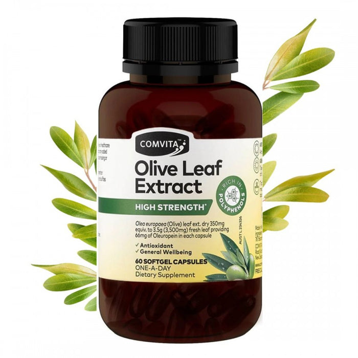 Comvita Olive Leaf Extract, High Strength 60 softgels