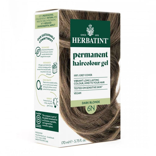 Herbatint Permanent Hair Colour Gel - N Tones: 6N Dark Blonde