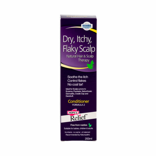 Hope's Relief Dry, Itchy, Flaky Scalp Conditioner 200ml - The Health Shop