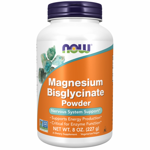 NOW Magnesium Bisglycinate Powder 227g - The Health Shop