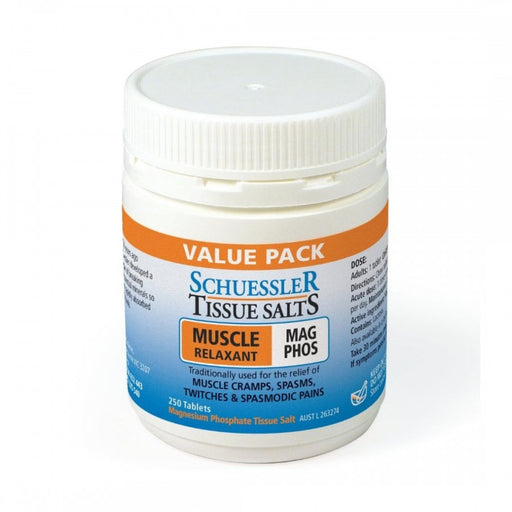 Schuessler Tissue Salts Mag Phos - MUSCLE RELAXANT - 250tabs