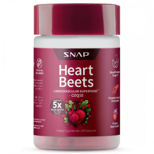 SNAP Heart Beets + CoQ10 60caps