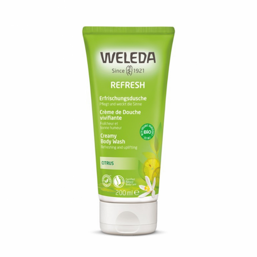 Weleda Refresh Creamy Body Wash - Citrus 200ml - The Health Shop