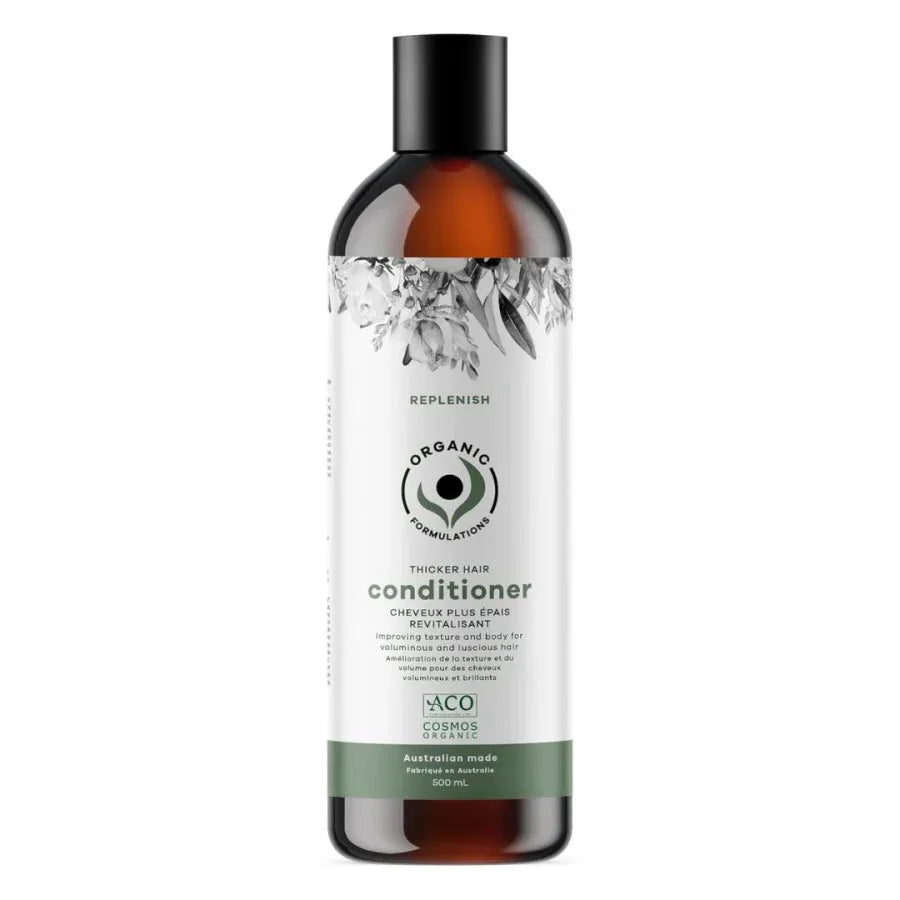 Organic Formulations Thicker Hair Conditioner 500ml - The Health Shop