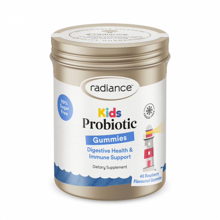 Radiance Kids Probiotic Gummies 45 raspberry flavour