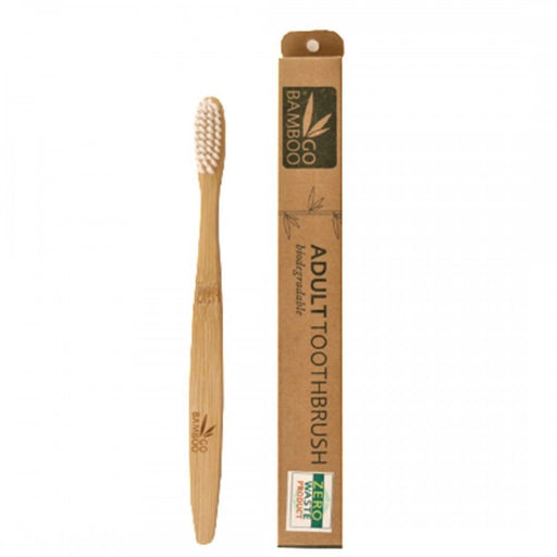 Go Bamboo Toothbrush, Adult - The Health Shop