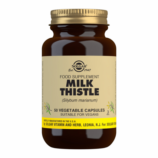 Solgar Milk Thistle 50vegcaps - The Health Shop