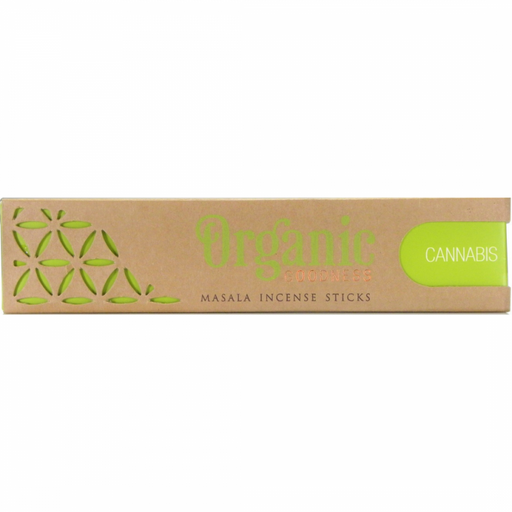 Organic Goodness Masala Incense Sticks, Cannabis - The Health Shop