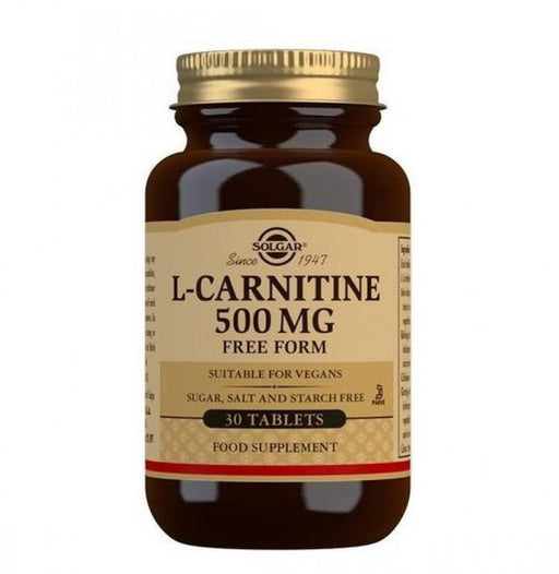 Solgar L-Carnitine 500mg 30tabs - The Health Shop