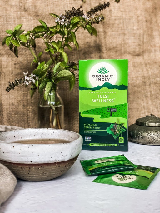 Organic India Tulsi Wellness 25 teabags - The Health Shop