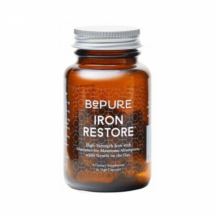 BePure Iron Restore 30 vege caps - The Health Shop