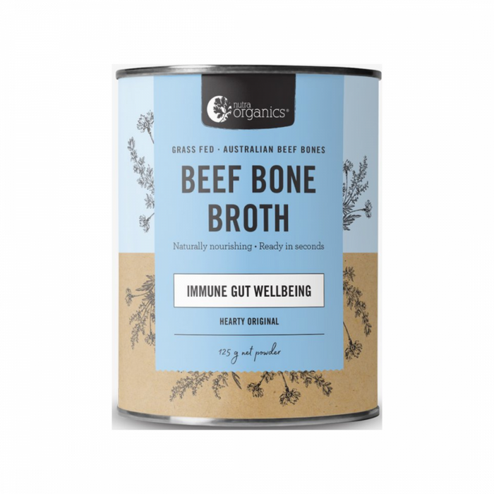 Nutra Organics Beef Bone Broth, Hearty Original 125g - The Health Shop