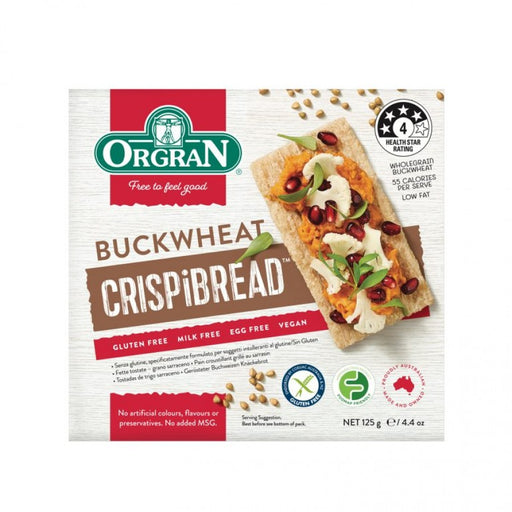 Orgran Buckwheat Crispibread 125g - The Health Shop