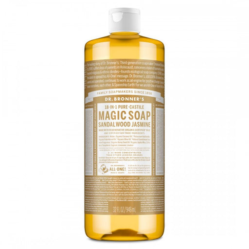Dr. Bronner's Pure-Castile Magic Soap, Sandalwood Jasmine 946ml
