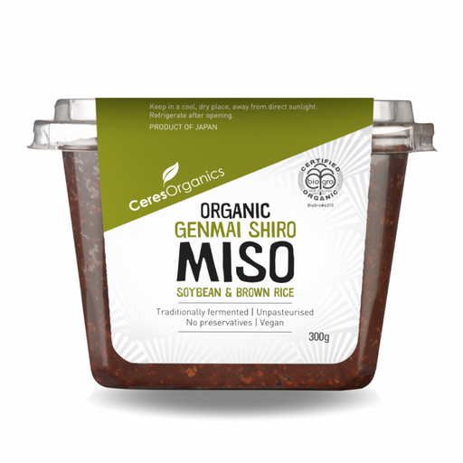 Ceres Organics Organic Genmai Shiro Miso, Soybean & Brown Rice 300g - The Health Shop