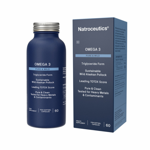 Natroceutics Omega 3 Pure & Wild 60 fish softgel caps - The Health Shop