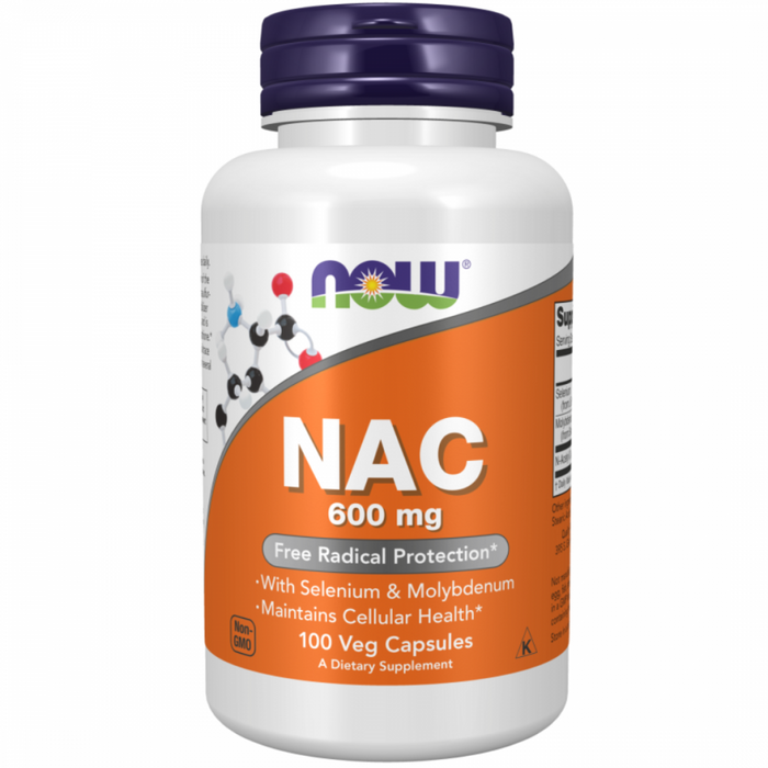 NOW NAC 600mg 100vcaps