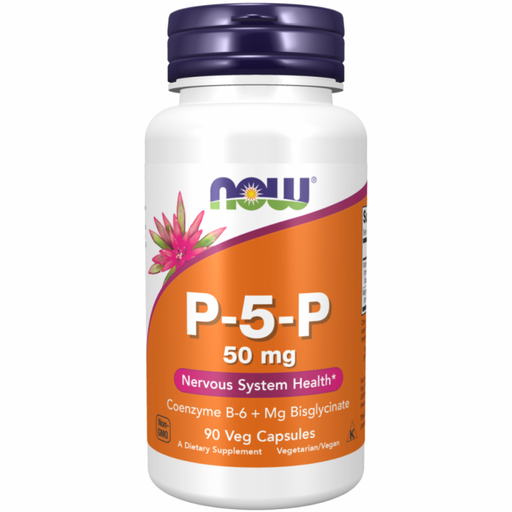 NOW P-5-P 50mg 90vcaps - The Health Shop