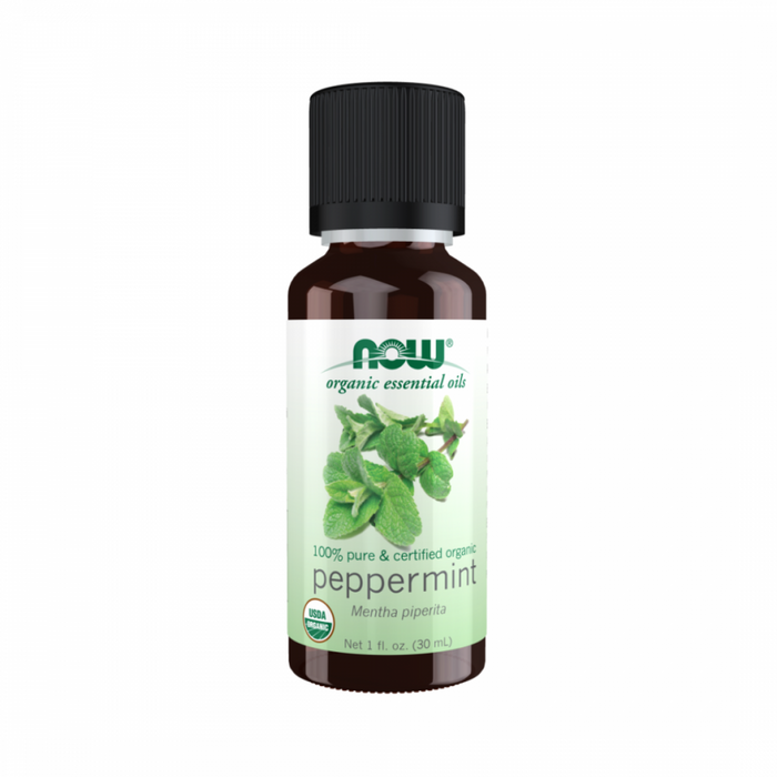 NOW Essential Oil Peppermint Organic & 100% Pure 30ml