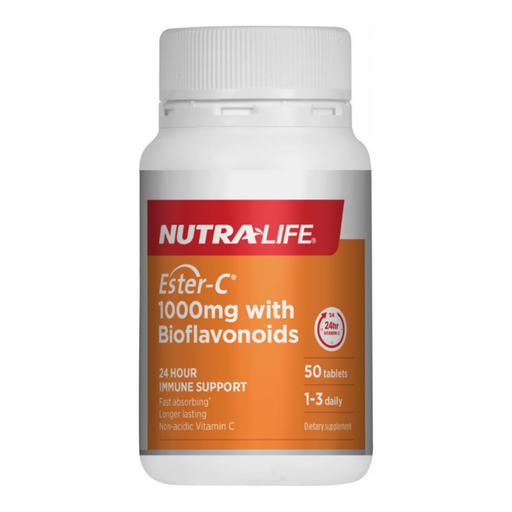 Nutra-Life Ester-C 1000mg with Bioflavonoids 50tabs - The Health Shop